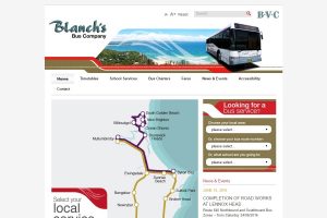 Blanch's Bus Company ウェブサイト