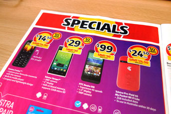 オーストラリアの格安スマートフォン Mobile Sale