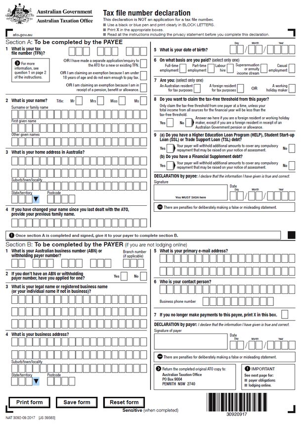 tax-file-number-declaration 添付ファイルの詳細</p>
<p>tax-file-number-declaration.jpg<br />
2023年7月17日<br />
137 KB<br />
609 x 861 ピクセル<br />
画像を編集<br />
完全に削除する<br />
代替テキスト<br />
画像の目的を説明する方法について、詳しくはこちらをご覧ください。装飾のみが目的の画像であれば、空欄にしてください。タイトル<br />
tax-file-number-declaration<br />
キャプション<br />
説明<br />
ファイルの URL:<br />
https://www.myfirststep.com.au/wp-content/uploads/2023/07/tax-file-number-declaration.jpg<br />
URL をクリップボードにコピー<br />
添付ファイルの表示設定<br />
配置<br />
なし<br />
リンク先<br />
なし<br />
サイズ<br />
フルサイズ – 609 × 861<br />