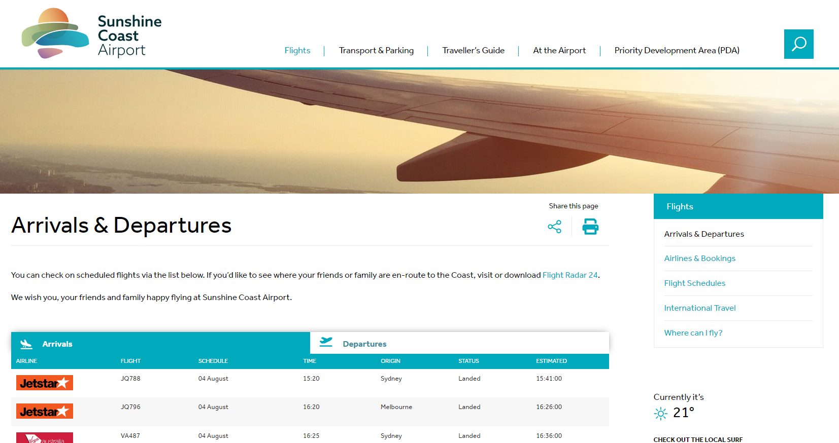 Sunshine Coast Airport Sunshine Coast Airport